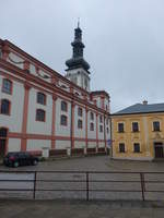 Polna, Pfarrkirche Mari Himmelfahrt, erbaut von 1699 bis 1707 (28.05.2019)