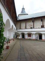 Zirovnice, Innenhof des Renaissance Schloss, erbaut im 16.