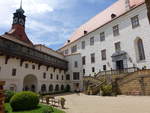 Namest nad Oslavou, erster Innenhof des Renaissance-Schloss (30.05.2019)