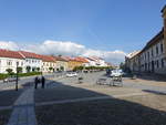 Bystřice nad Perntejnem/ Bistritz, Gebude am Hauptplatz Masarykovo Namesti (01.06.2019)