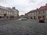 Holesov / Holleschau, Huser am Namesti Richtra (03.08.2020)