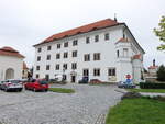 Uhersky Ostroh / Ungarisch Ostrau, Schloss, erbaut von 1560 bis 1570 von den Herren von Kunowitz (04.08.2020)