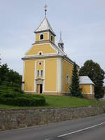 Hvozdna / Hwozdna, Pfarrkirche Allerheiligen, erbaut 1748 (02.08.2020)