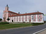 Kloster Stipa / Stiep, barocke Wallfahrtskirche Mari Wiegenfest und Gebude des ehemaligen Kartuserklosters, erbaut ab 1616 (02.08.2020)