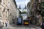 Innenstadt von Lviv am 30.08.2009.