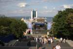 Odessa - Potemkinsche Treppe - (bekannt aus dem Film Panzerkreuzer Potemkin)  Die Treppe fhrt von der Stadt hinab zum Hafen.