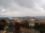 Ein Blick von der Fischerbastei ber die ungarische Hauptstadt BUDAPEST; 130826