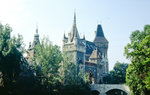 Das Schloss Vajdahunyad Vera in Budapest.