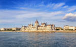 Das Parlament von Ungarn Hauptstadt Budapest am 17.08.2019.