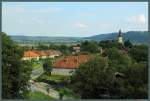 Blick ber das Dorf Bdvaszilas nahe der Grenze zur Slowakei.