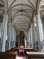 Sarospatak gotischer Innenraum der Burgkirche St.
