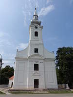 Körösladany, reformierte Kirche, erbaut bis 1775 am Berthlen Ter (26.08.2019)