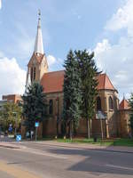 Szentes, Reformierte Kirche am Kossuth Ter erbaut von 1808 bis 1826 (24.08.2019)