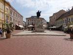 Szeged, Statue von Lajos Kossuth am Klauzal Ter, errichtet von Jozsef Rona (24.08.2019)