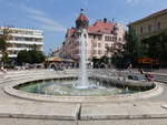 Szeged, Springbrunnen von Istvan Tarnais von 1979 am Dugonics Ter (24.08.2019)