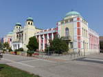 Mohacs, Rathaus am Szechenyi Ter, erbaut von 1926 bis 1927 durch Aladar Arkay (31.08.2018)