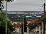 Ein Blick an im Sozialismus gebauten Wohngebiet -Pécs.