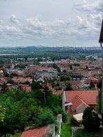 Schnes Panoramasicht auf die Stadt von dem Havihegy.