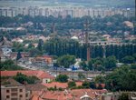 Schnes Panoramasicht auf die Stadt von dem Havihegy.