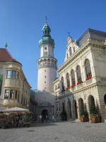 Sopron, Rathaus am Hauptplatz, erbaut 1896 (27.07.2014)