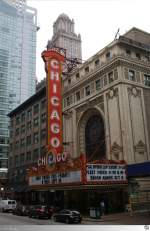 Das Chicago Theater, aufgenommen am 14.