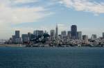 Blick von Alcatraz auf San Francisco am 22.09.2012