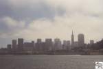 San Francisco von der Bucht aus gesehen.
