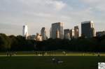 Blick vom Central Park auf die Wolkenkratzer von Manhatten am 17.