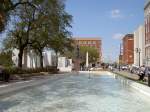 Dallas, Brunnen am Dealey Plaza (16.03.2007)