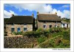 Reetdach-Cottages in Cadgwith, Cornwall UK.