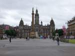 Glasgow, neue Rathaus am George Square, erbaut 1883 (04.07.2015)