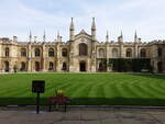 Cambridge, Christ College, gegrndet 1505 durch Lady Margaret Beaufort (08.09.2023)