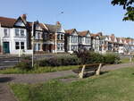 Southend-on-Sea, historische Häuser an der Church Street (05.09.2023)
