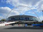 London, Wembley Stadion, 90 000 Plätze, zweitgrößtes Stadion Europas (25.05.2013)