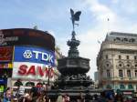 Der Weltbekannte Piccadilly Circus in London.