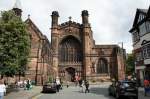 Chester - Grafschaft Cheshire, Nordwestengland.Ein besonderer Anziehungspunkt ist die Chester Cathedral, deren heutiger Bau erst 1870 abgeschlossen wurde, nach acht Jahrhunderten Bauzeit.