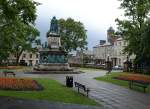 Lancaster, Dalton Place mit Queen Victoria Denkmal (04.07.2015)