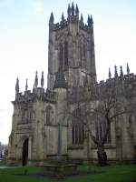 Manchester, Kathedrale, Victoria Street, erbaut im 15.