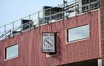 Die Munich Air Disaster Plaque am Fussballstadion Old Trafford in Manchester.