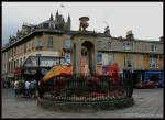 Sightseeing in Bath mit den offenen Doppelstckern.