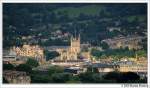 Blick auf Bath und die Westfassade der Abbey.