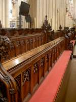 Bath, Abbey Church, Chorgesthl (27.09.2009)