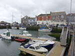 Padstow, Huser und altes Zollhaus am South Quay (14.05.2024)