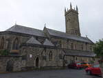 Barnstaple, Pfarrkirche Holy Trinity, erbaut 1867 mit frherem Turm (13.05.2024)