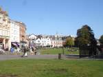 Blick über den Hauptplatz in Exeter