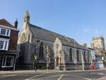 Dorchester, Pfarrkirche Holy Trinity, erbaut von 1875 bis 1876 durch Benjamin Ferrey (12.05.2024)