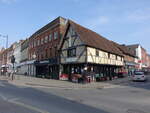 Salisbury, Fachwerkhaus an der Blue Bow Row Street (11.05.2024)