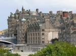 Edinburgh am 22.07.2009, Blick auf die Altstadt.