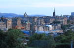 Stadtansicht von Edinburgh am 13.08.2019 von Calton Hill.