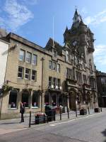 Hawick, Rathausturm in der High Street (10.07.2015)